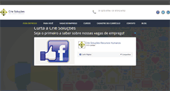 Desktop Screenshot of criesolucoes.com.br