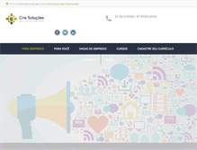 Tablet Screenshot of criesolucoes.com.br